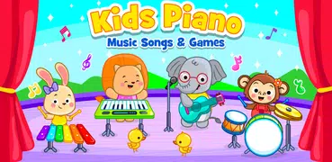 嬰兒鋼琴遊戲和兒童音樂