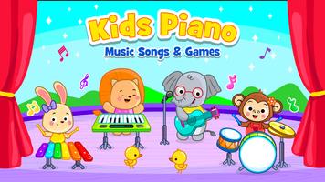 juegos de piano para niños Poster