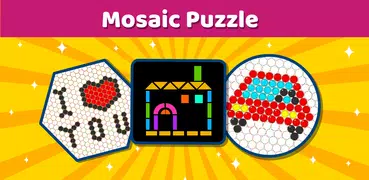 Jogo de quebra-cabeças mosaico
