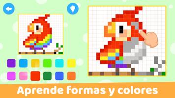 Kids Pixel Art Coloring Games Poster