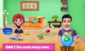 Help Daddy Messy Home  - Kids Fun Adventure capture d'écran 1