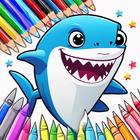 ikon Baby Shark Coloring Book