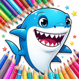 Baby Shark Coloring Book