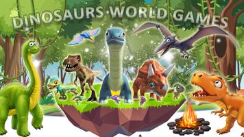 dinosaurs world games Affiche
