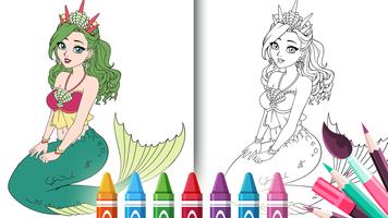 Livre de coloriage princesse capture d'écran 2