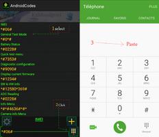 برنامه‌نما Droid Secret Codes عکس از صفحه