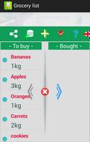 Shopping list Pro Cartaz