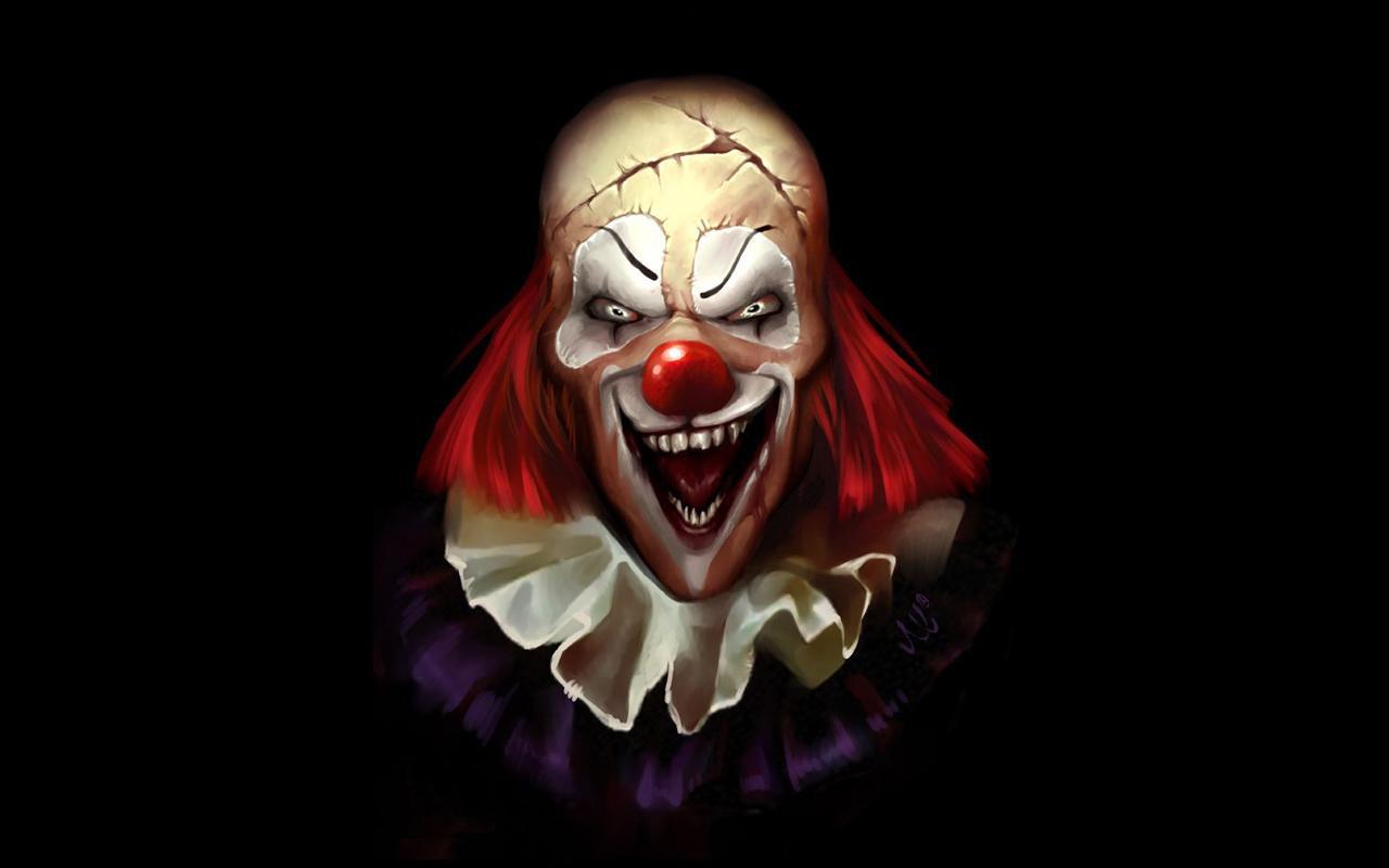 Killer Clown Halloween Live Wallpaper syot layar 1.