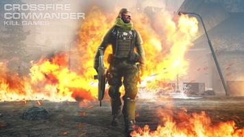 Crossing Fire Commander:Kill Games imagem de tela 2