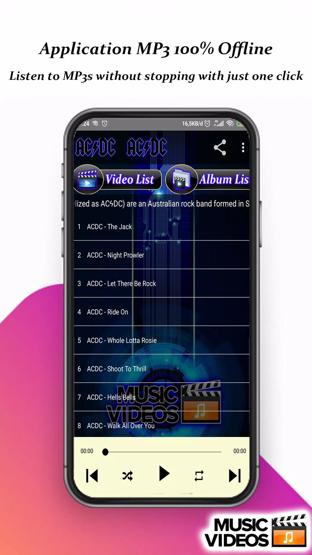 ACDC - Offline MP3 & Video Album Collection APK for Android Download