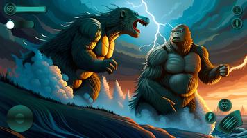 Monster King kong vs Godzilla Affiche