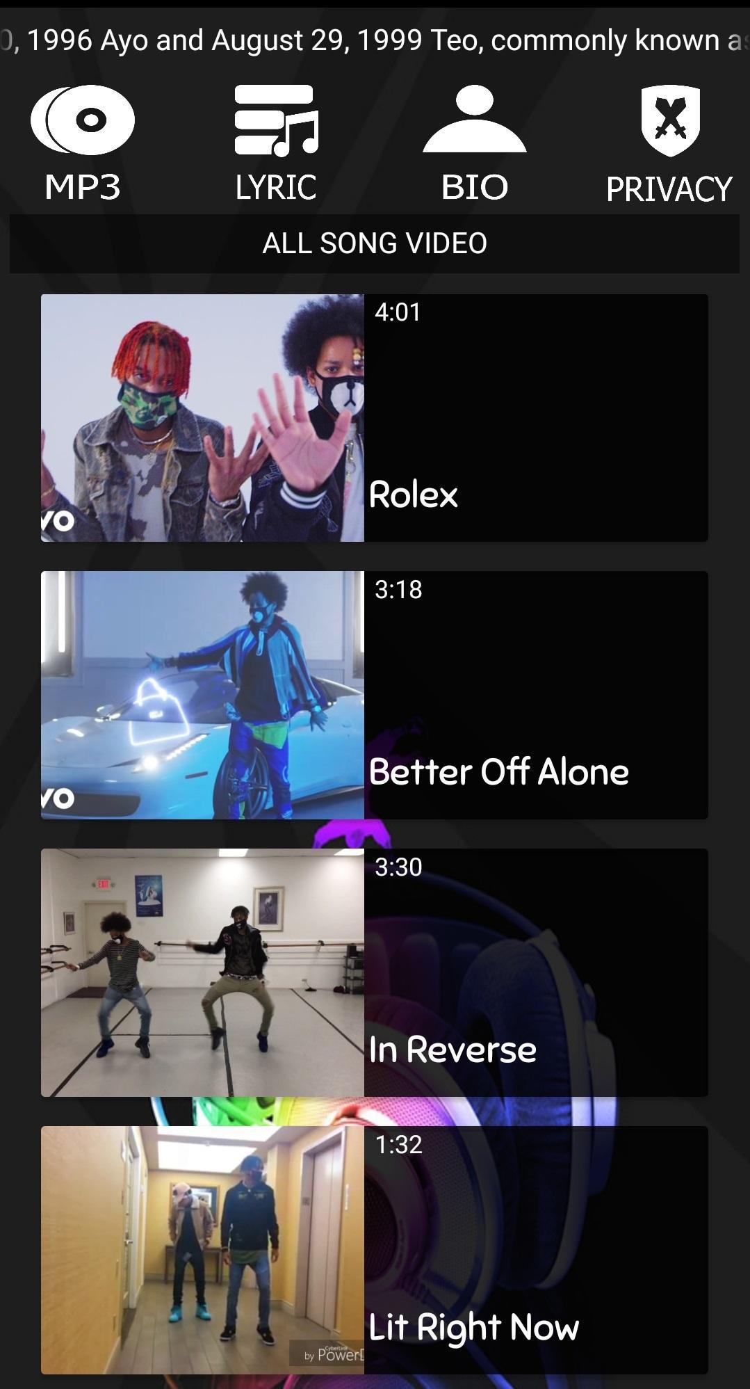 Ayo And Teo Video Songs Mp3 For Android Apk Download