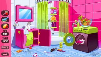 Baby Housework Cleaning Game ảnh chụp màn hình 2