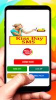 Kissing Day SMS Text Message poster