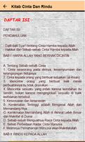 Kitab Cinta Dan Rindu تصوير الشاشة 2