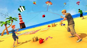 Kite Flying: Basant Pipa Combat 3D Affiche