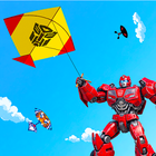 ikon Robot Kite Flying : kite game