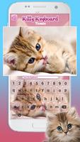Clavier chat mignon: Fond d'écran emoji Affiche