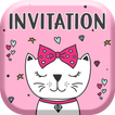 Kitty Invitation Card Maker Free