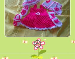 برنامه‌نما Knitted Baby Dress Design عکس از صفحه