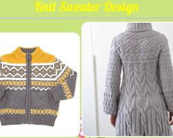 बुना स्वेटर डिजाइन स्क्रीनशॉट 1