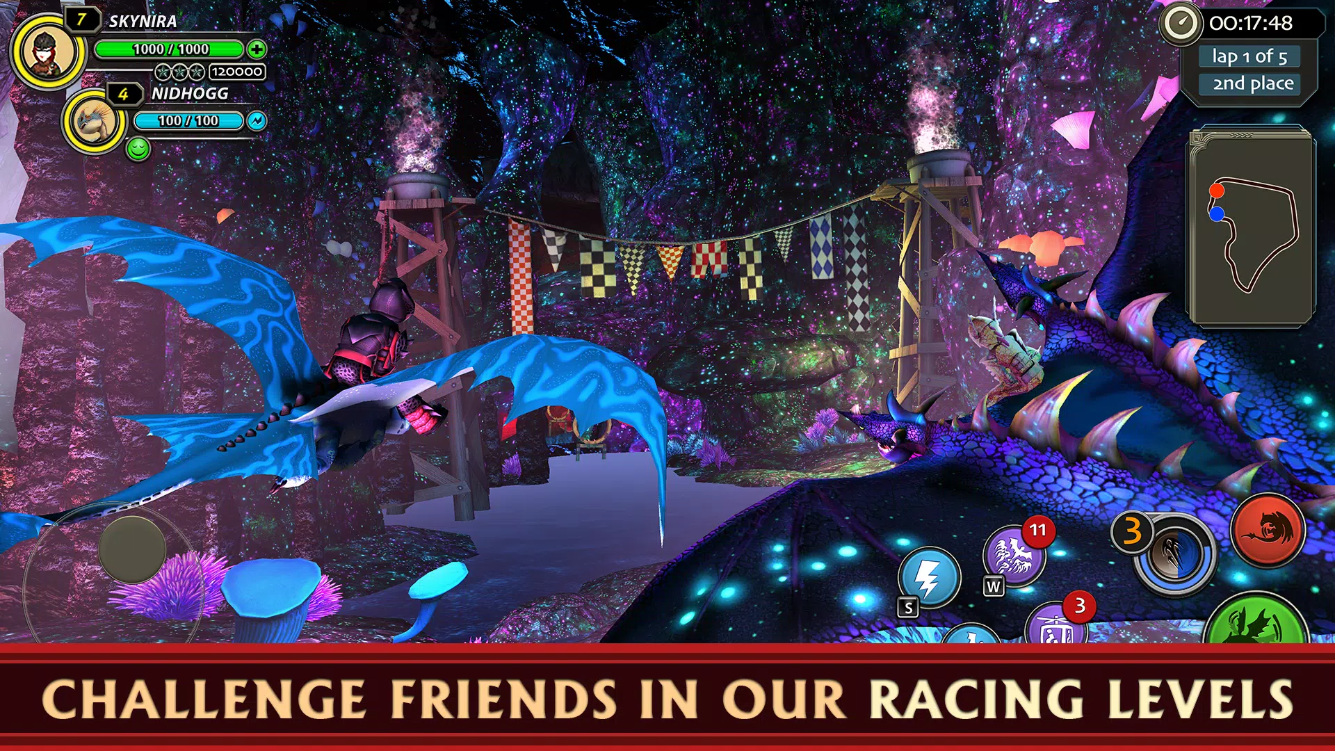 Android İndirme için Dragons Berk Race: Ride & Rise to the Edge Game APK