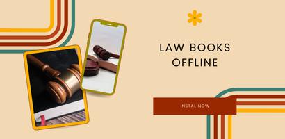 Law books offline Affiche