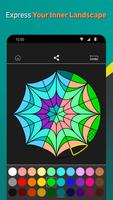 Mandala Maker Color Test الملصق