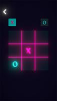 Tic Tac Toe Glow - Jogo XO Cartaz