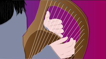 Harpa - Mainkan Harpa Lyre poster