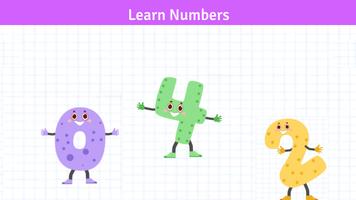 Learn Numbers 123 Counting Affiche