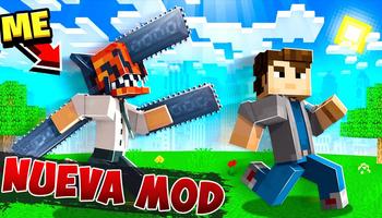 Mod Motosierra Hombre par MCPE Poster