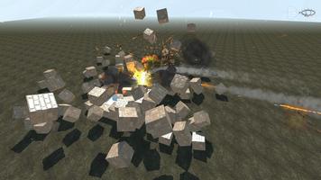 Block destruction simulator: c imagem de tela 1