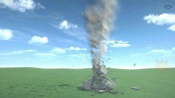 Разрушительная физика симулятор уничтожения зданий постер