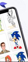 How to draw Sonic characters capture d'écran 1