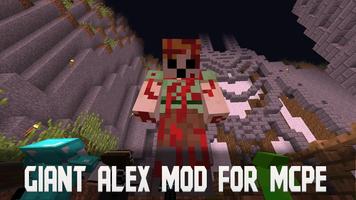 Giant Alex Mod for Minecraft Ekran Görüntüsü 1