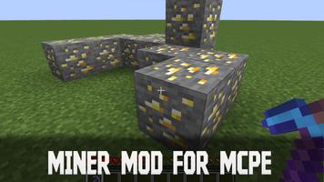 Vein Miner Mod for Minecraft poster