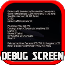 APK Debug Screen Mod for Minecraft
