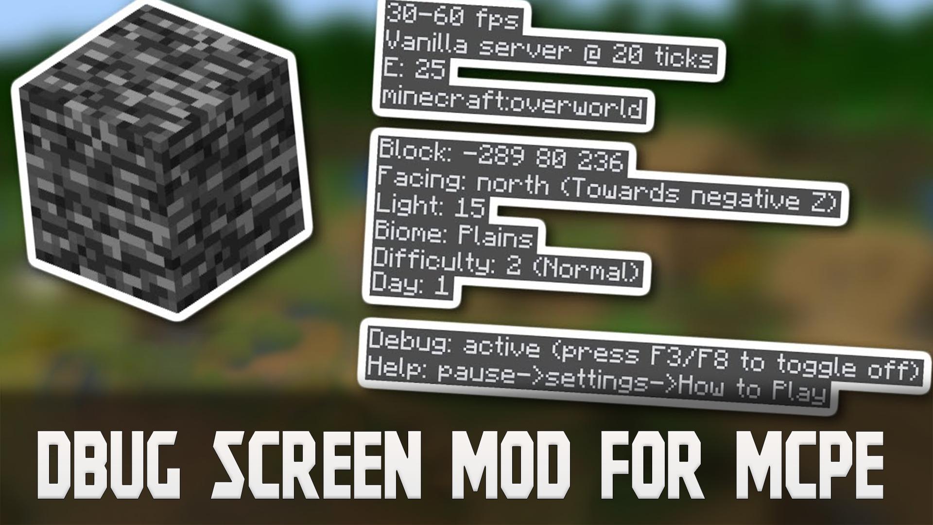 Debug Screen Mod For Minecraft Apk For Android Download Debug Screen Mod For Minecraft Apk For Android Download