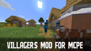 Villagers Mod for Minecraft PE captura de pantalla 1