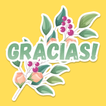 Pegatinas Gracias biểu tượng
