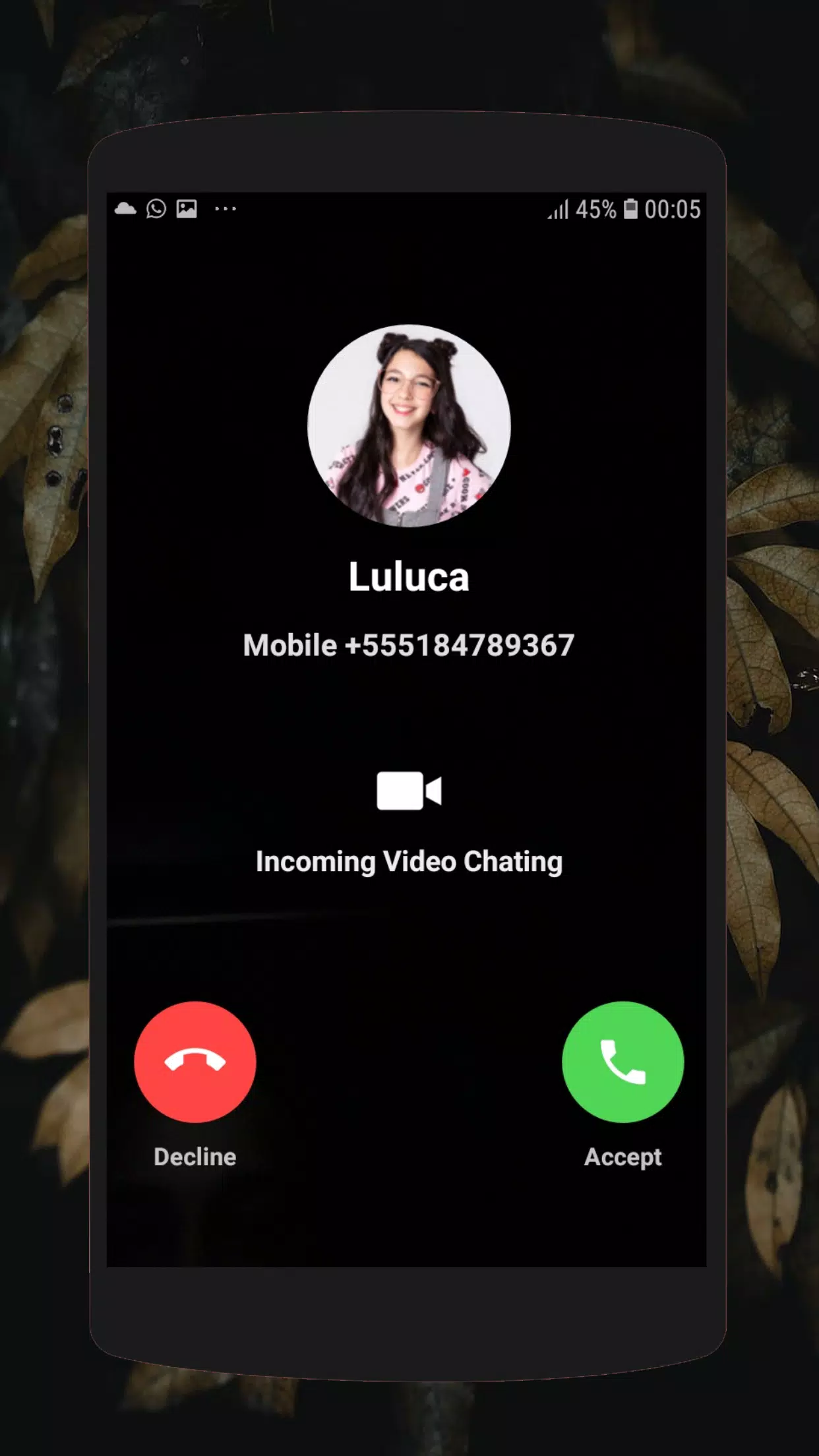 Luluca Fake Video Call Prank APK for Android Download