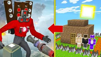 Speakerman Mod for Minecraft ポスター