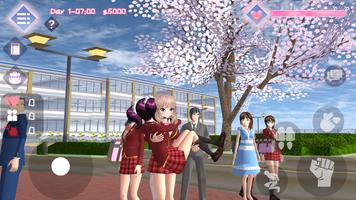 High School Girls Simulator：Love Story تصوير الشاشة 1