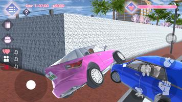 High School Girls Simulator：Love Story تصوير الشاشة 2