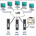 LAN-Installationsdesign Zeichen