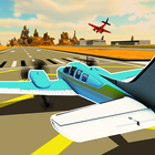 Simulateur de vol d'avion icône
