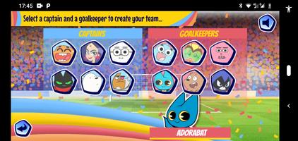 Poster Penalty power Cartoon Game