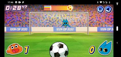 Penalty power Cartoon Game screenshot 1