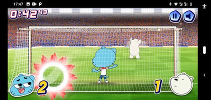 Penalty power Cartoon Game capture d'écran 2
